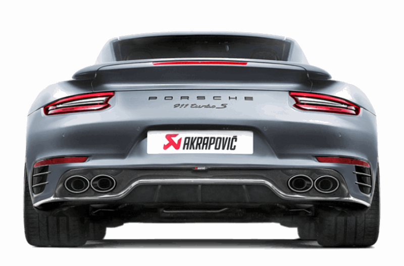 Akrapovic 2016-17 Porsche 911 Turbo/Turbo S (991.2) Rear Carbon Fiber Diffuser - High Gloss - MGC Suspensions