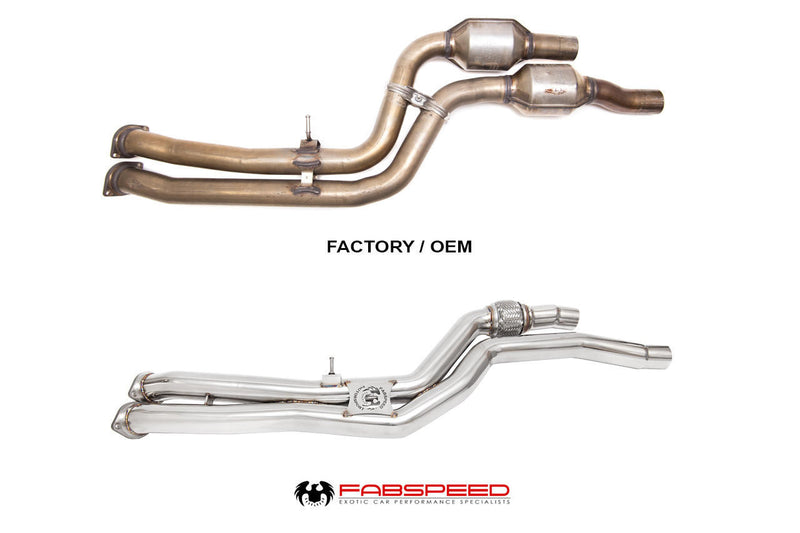 Fabspeed Secondary Cat X-Pipe 2014-20 BMW M3/M4 F80/F82