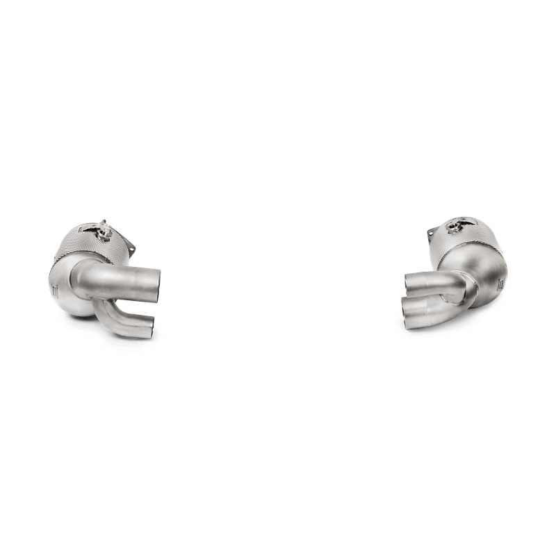 Akrapovic 2016-17 Porsche 911 Carrera S/4/4S/GTS (991.2) Stainless Steel Link Pipe Set with Catalytic Converters - MGC Suspensions